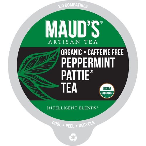 Mauds Peppermint Pattie Tea Single-Serve Capsule, Caffeine Free